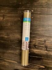 Cricut Premium Permanent Vinyl Gold 12” x 48” Roll Craft Cutting Machine Used