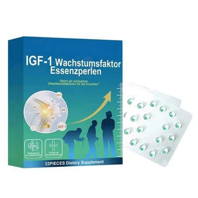 MARKENLOS IGF-1 Wachstumsfaktor Essenzperlen Dietary Supplement bone health bursting 32PCS