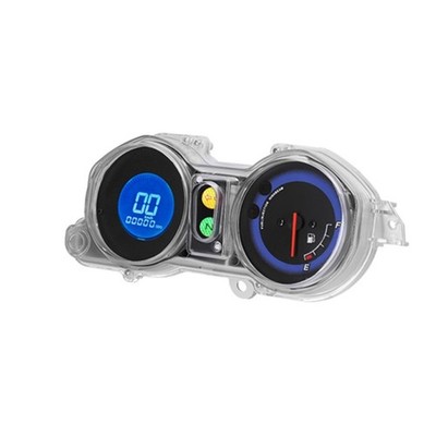 Universal Motorcycle Speedometer Oil Gauge Digital LED LCD Odometer #zb