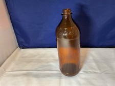 Vintage Clorox Amber Glass Embossed Quart Bottle 32oz — listing 5