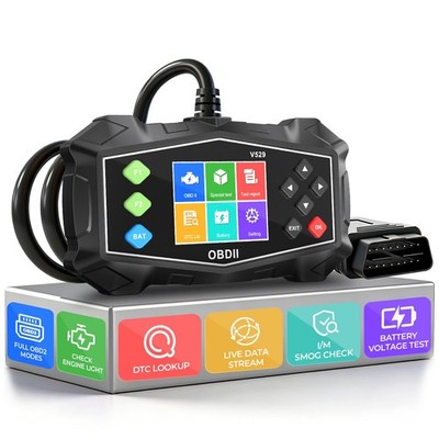 V529 OBD2 Scanner Car Diagnostic Scan Tool ABS Code Reader FULL OBD2 MODES
