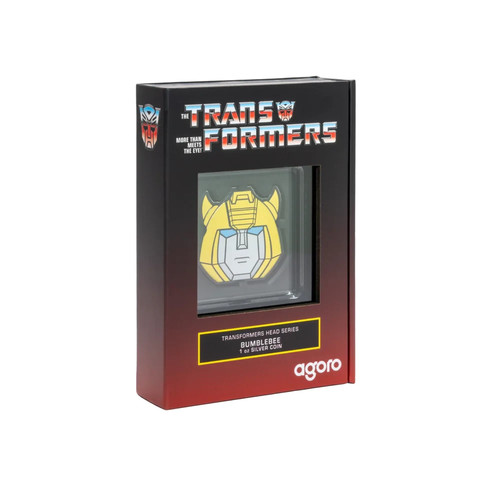 Transformers Heads Bumblebee Silver Coin - Picture 4 of 7