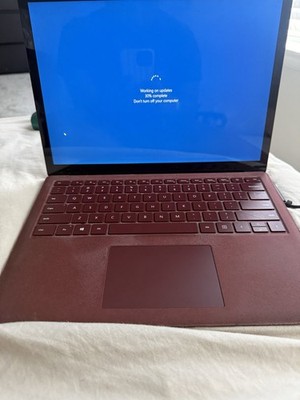 Windows10 Pro 13in. Burgundy Microsoft Surface laptop perfect condition.