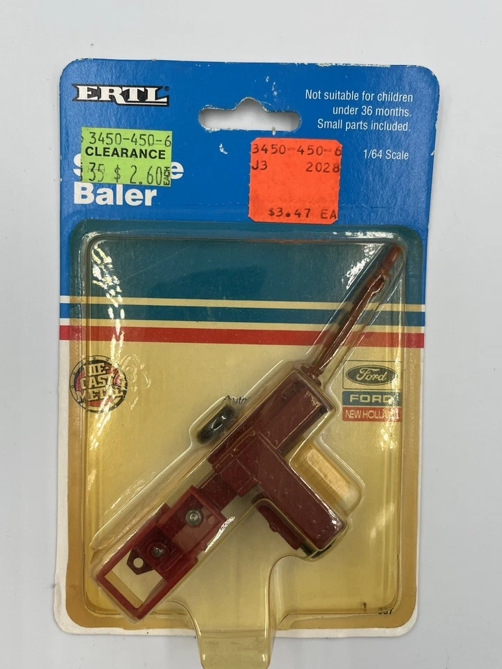 Vintage ERTL Ford New Holland Square Baler No. 337 1991 - New in Package - Image 2 of 4