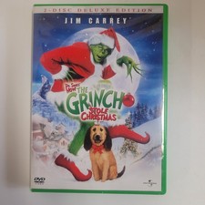 How The Grinch Stole Christmas DVD, Jim Carrey, 2 Disc Deluxe Edition