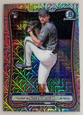 Nolan McLean 2026 Bowman Chrome Mega Box Mojo Refractor #85 Rookie RC New York