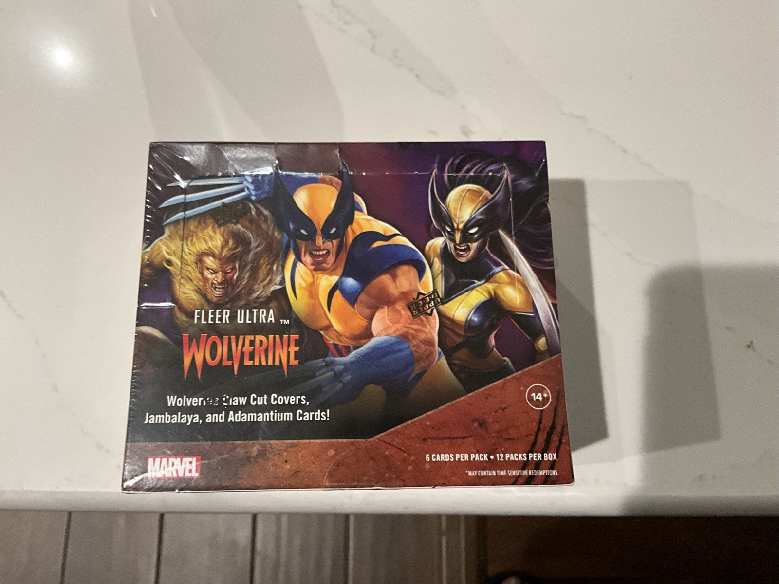 2024 Upper Deck Fleer Ultra Wolverine Factory Sealed Hobby Box 72 Cards
