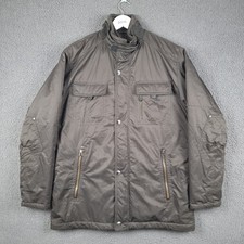 BUGATTI Jacket Mens L Large Grey / Brown Gore...