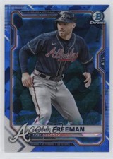 2021 Bowman Chrome Sapphire Edition Freddie Freeman #83 8d4