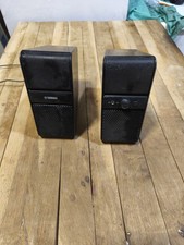 YAMAHA NX-50 Coppia Altoparlanti Alimentati Compact Audio Vintage Silver...