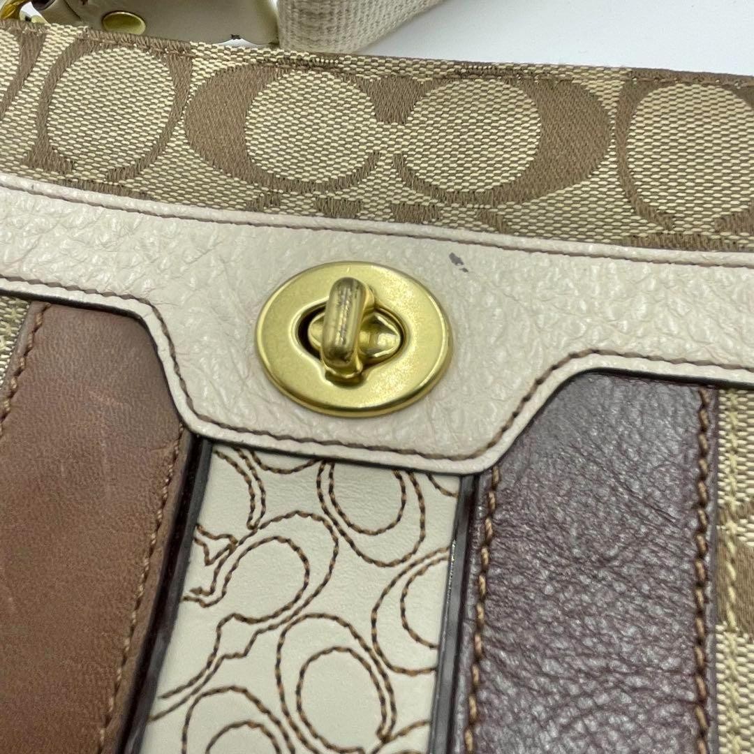 COACH Shoulder Bag with Turn Lock Crossbody Style Japan A-251215-2 thumbnail 7