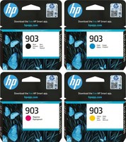 Hp 903 Black Cyan Magenta Yellow Ink Cartridge Bundle Pack