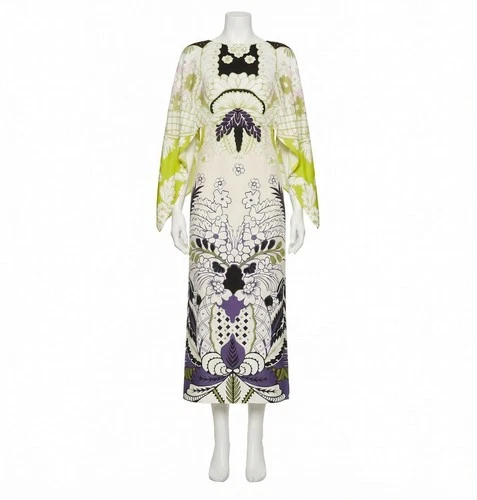 Valentino Women's Tropical Word Arazzo Dress Green