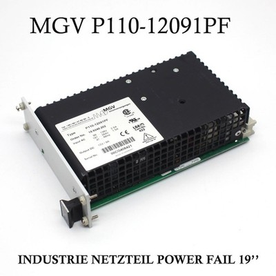 MGV P110-12091PF 12V INDUSTRIE SCHALTNETZTEIL POWER FAIL 19'' STROMVERSORGUNG #6