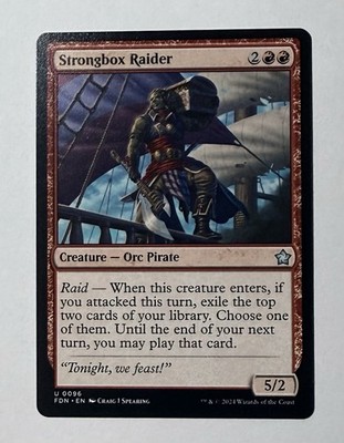 Strongbox Raider FDN 96 MTG Foundations Uncommon Normal EN NM