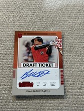 Ryan Mountcastle 2021 Contenders Draft Ticket Red Auto Autograph #105 54/75
