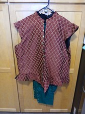 Renaissance Faire Costume Vest  Pants Set Medieval Peasant Minstrel Theater Vtg