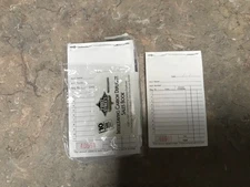 Lot 8 Pack Sales Order Book Receipt Invoice Duplicate Form 50 sets Carbonless 