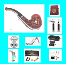Ebenholz Tabakpfeife , mit viel Zubehör , verschiedene Varianten zum Auswählen .