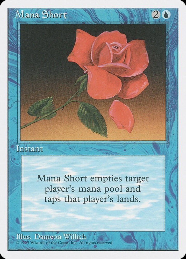 Mana Short - MtG 4th Edition - Rare NM 1995