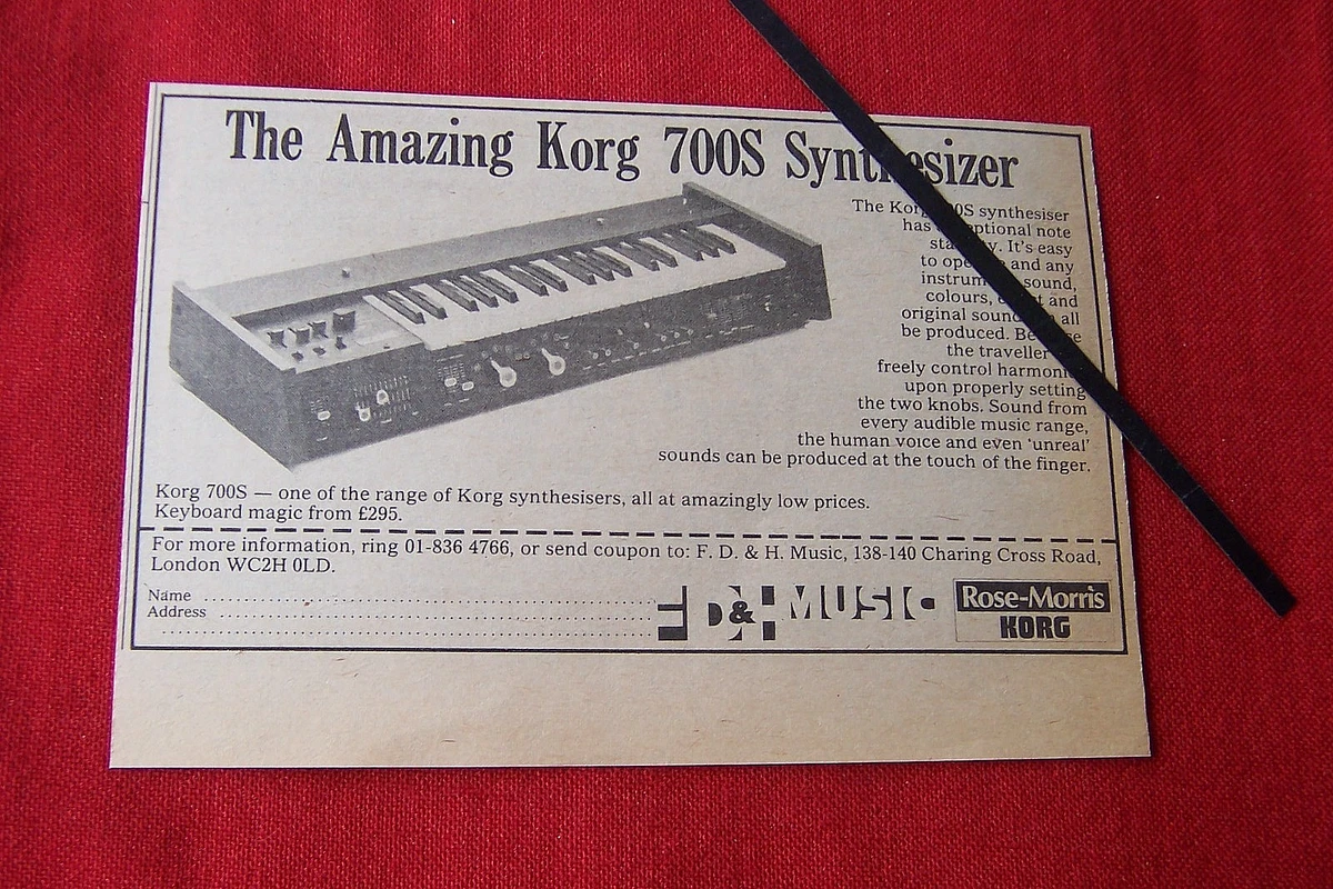 Korg Vintage Electronic Keyboards for sale | eBay