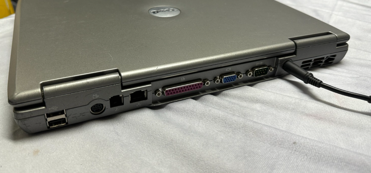 Vintage Dell Latitude D505 Laptop Windows XP - 1.49GHz,512MB of