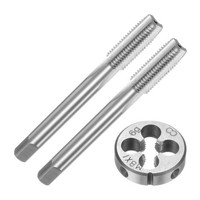 3-Teiliges Gewindebohrer- Und Schneideisen-Set, Metrisch M8 X 1 Zur Reparatur