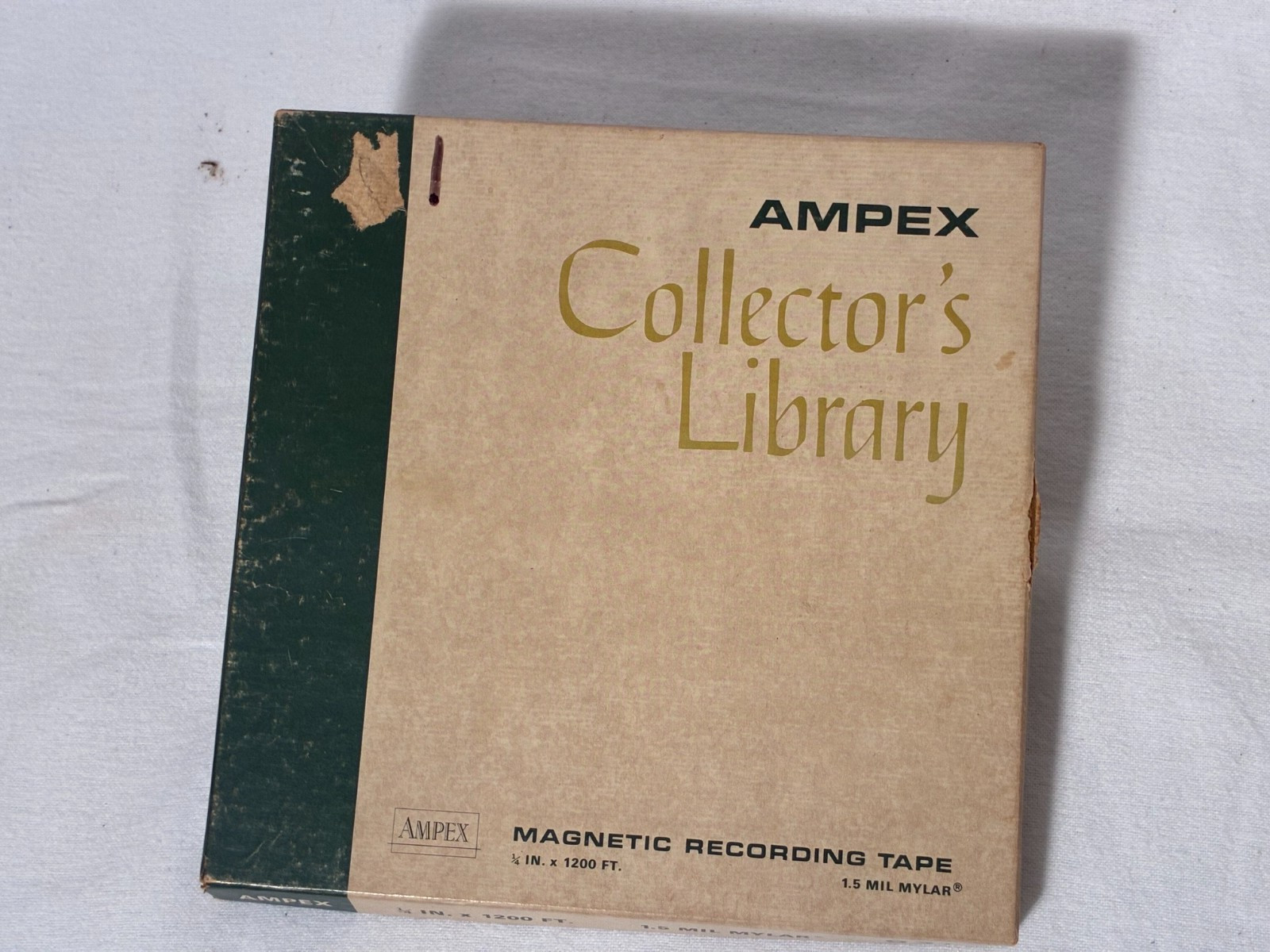 Vintage 1960s Ampex Reel To Reel Recording Tape Collectors Library 1/4” 1200ft