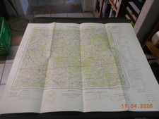 Karta armii Karta frontowa Użytek służbowy 1943 Offz-Spadek Kowel OKH/GenStdH PlanQ