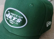 New York Jets NFL New Era 9Forty Cap Hat Adj Embroid  2 Patches Green