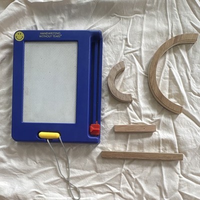 Handwriting Without Tears Blue Magnetic Handwriting Board w/ Pieces