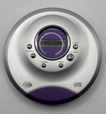 Durabrand CD-565 Portable CD Player Programmable Purple Silver