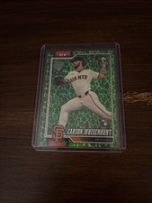 Carson Whisenhunt 2025 Topps (RC,SP) Rookie Green Holiday Easter Foil #184 Giant