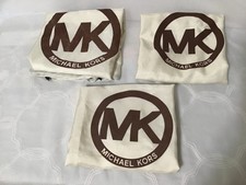 Michael kors drawstring storage dust bags, lot of 3