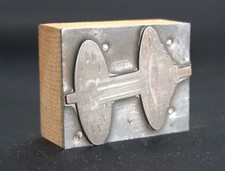 Antique Copper Printing Block American Type Founders Co. (PB19)