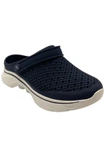 Skechers Women's Foamies GO WALK 7 Backstrap Athletic Mules Navy