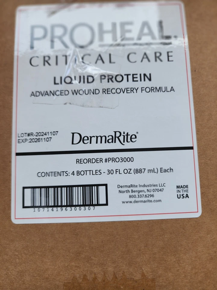 Suplemento oral ProHeal Critical Care Cherry Splash botella de 30 oz 4 quilates Foto 3 de 3