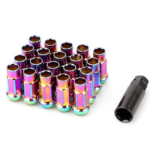 Tuercas extendidas de acero forjado de 20 piezas - Tornillos de cubo de rueda de coche para llanta \ - Imagen 13 de 22