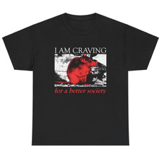 Camiseta Craving for a Better Society Rat | Camiseta Existential Meme | Divertido Regalo Rata
