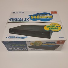 Apex DT502 Digital TV Converter Box   Analog Pass-Through