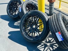 4 NEW Black 20" Wheels 5x112 Rims Tires Fits: 2022 2023 2024 2025 BMW X5 and X6