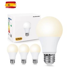 4x Bombillas LED E27 220V 3W-18W SMD2835 para hogar, sala, luz blanca cálida