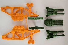 Vintage 1900 G.I. Joe General Vehicle Radar Rack-Radar Bars & Guns Parts Lot