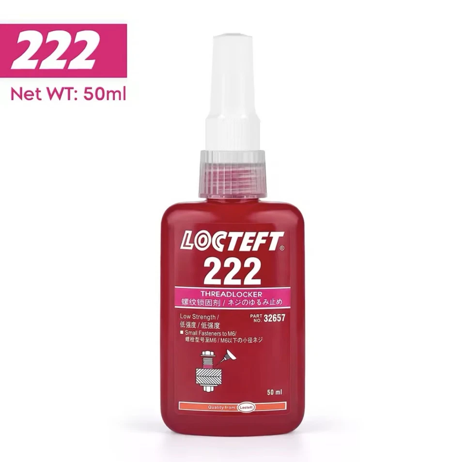 Threadlocker Loc-tite 222 50ml Low Strength Screwlock Torque Bolt Stud Nut Fix
