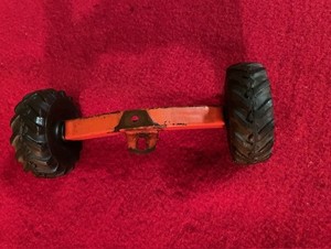Vintage Structo Road Grader Used Parts  - Front Wheel Assembly READ (#252B3)