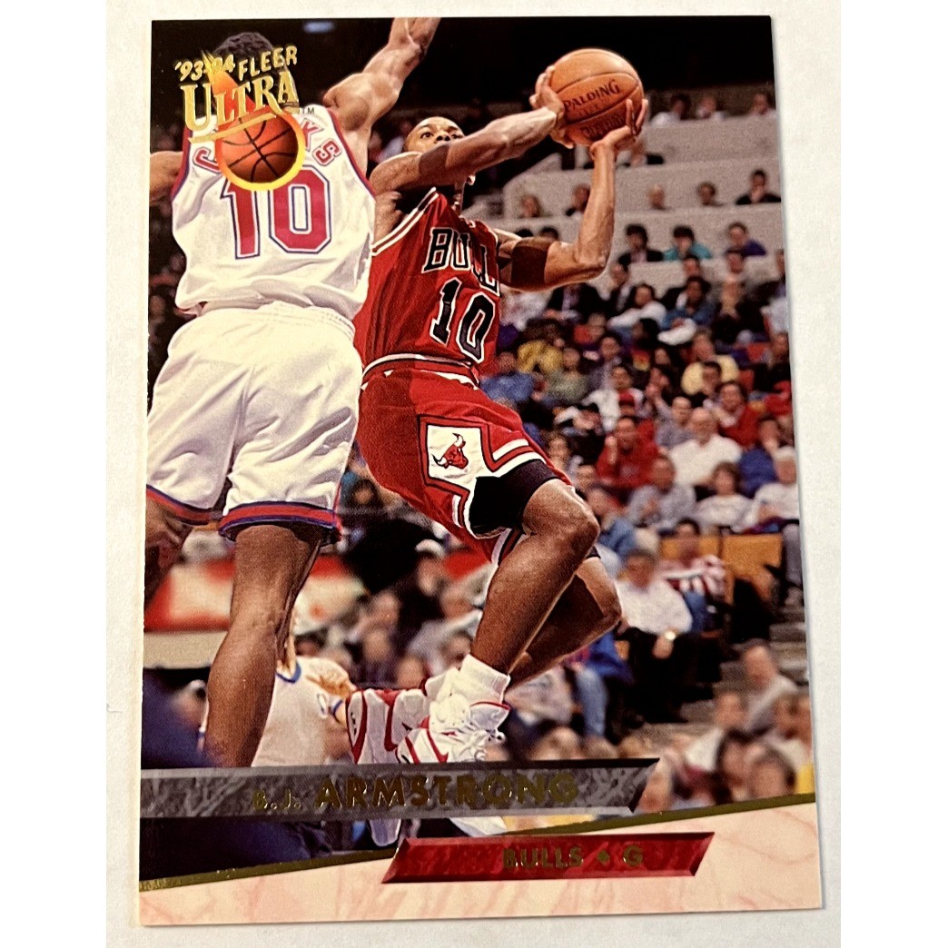 1993-94 Fleer Ultra Basketball #26 B.J. Armstrong Chicago Bulls NBA