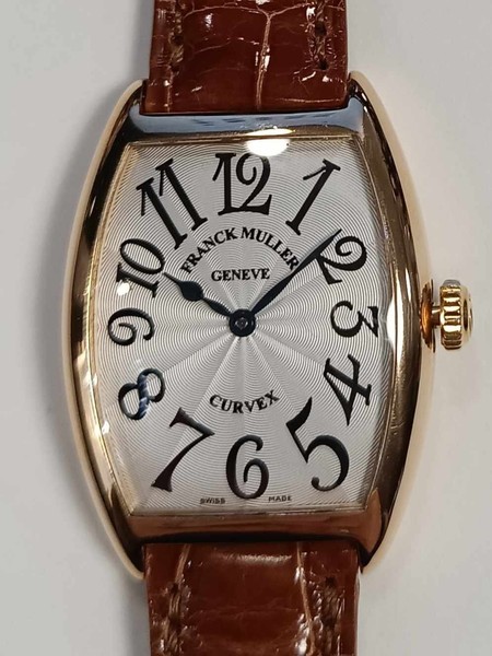 FRANCK MULLER "CURVEX" IN 750 ROSÉGOLD, FULLSET
