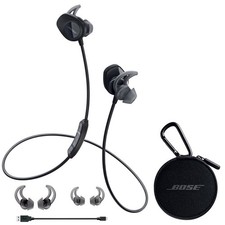 Image of Bose SoundSport Wireless In Ear Earbuds Bluetooth Headphones Black Earphones