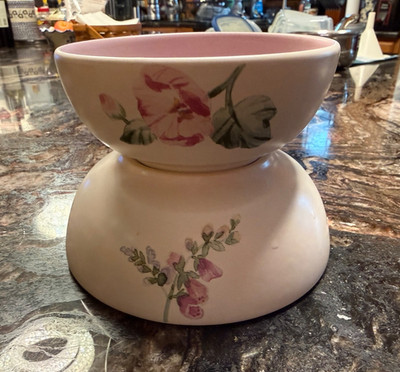 Pfaltzgraf CAPE MAY Cereal Bowls Purple Interior Foxglove and extra lot of 2