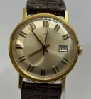1973 TIMEX Mercury 16560 2573 Calendar Watch Running 33MM